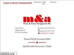 Sites similar to artisten-musik.ch