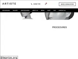 Sites similar to artisteplasticsurgery.com.au