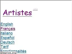 Sites similar to artistes.pro