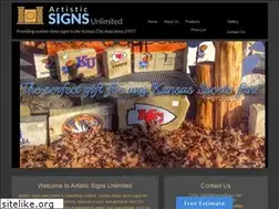 Sites similar to artisticsignskc.com