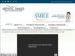 Sites similar to artisticsmilesmiamidentist.com