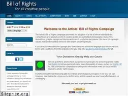 Sites similar to artists-bill-of-rights.org