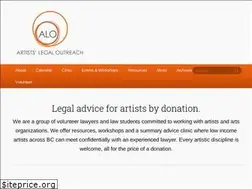 Sites similar to artistslegaloutreach.com