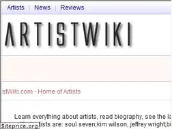 Sites similar to artistwiki.com