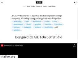 Sites similar to artlebedev.com