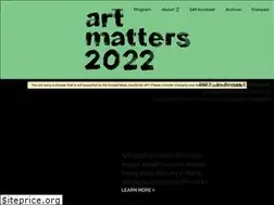 Sites similar to artmattersfestival.org