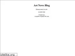 Sites similar to artnewsblog.com