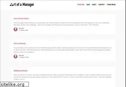 Sites similar to artofamanager.com