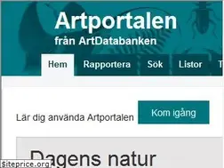 Sites similar to artportalen.se