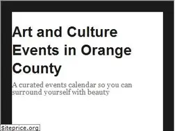 Sites similar to artsandcultureoc.com