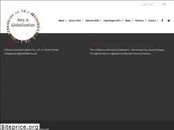 Sites similar to artsandglobalization.com