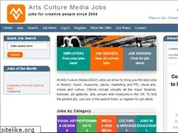 Sites similar to artsculturemediajobs.com