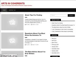 Sites similar to artsincoherents.info