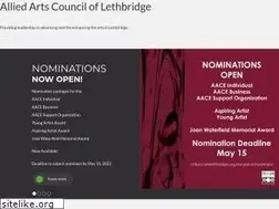 Sites similar to artslethbridge.org