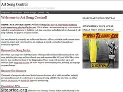 Sites similar to artsongcentral.com