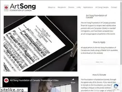 Sites similar to artsongfoundation.ca