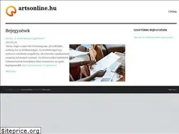 Sites similar to artsonline.hu