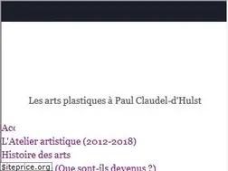 Sites similar to artsplastiques-paulclaudelhulst.com