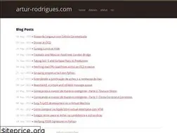 Sites similar to artur-rodrigues.com