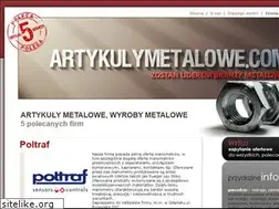 Sites similar to artykulymetalowe.com
