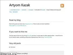 Sites similar to artyom.me