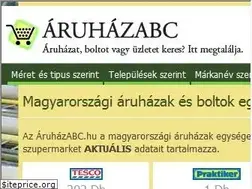 Sites similar to aruhazabc.hu