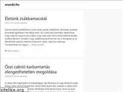 Sites similar to arundo.hu