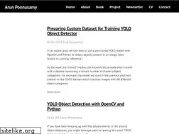 Sites similar to arunponnusamy.com