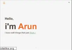 Sites similar to arunsfolio.com