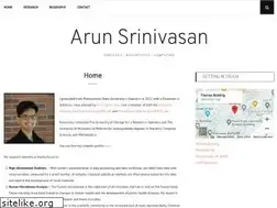 Sites similar to arunsrini.com