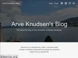 Sites similar to arveknudsen.com
