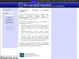 Sites similar to arveresertesito.hu