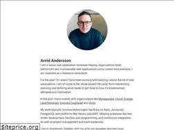 Sites similar to arvidandersson.se
