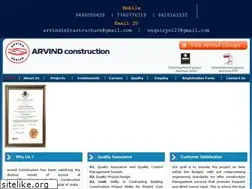 Sites similar to arvindconstruction.com