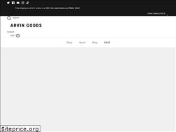 Sites similar to arvingoods.com