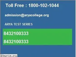 Sites similar to aryacollege.org
