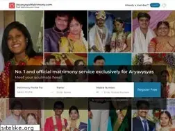 Sites similar to aryavysyamatrimony.com