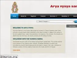 Sites similar to aryavysyasangam.com