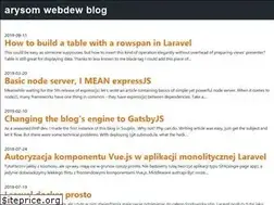 Sites similar to arysom.github.io