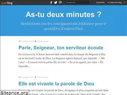Sites similar to as-tu-2-minutes.com