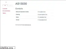 Sites similar to as13030.net