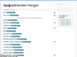 Sites similar to asagidakilerdenhangisi.com