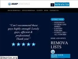 Sites similar to asapremovalssydney.com.au