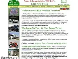 Sites similar to asapvehicleverifiers.com
