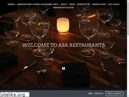 Sites similar to asarestaurants.com