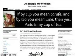Sites similar to asblogismywitness.com