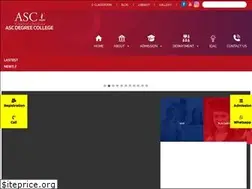 Sites similar to ascdegreecollege.ac.in