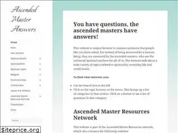 Sites similar to ascendedmasteranswers.com