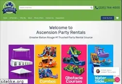 Sites similar to ascensionpartyrentals.com