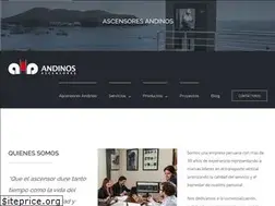Sites similar to ascensoresandinos.com